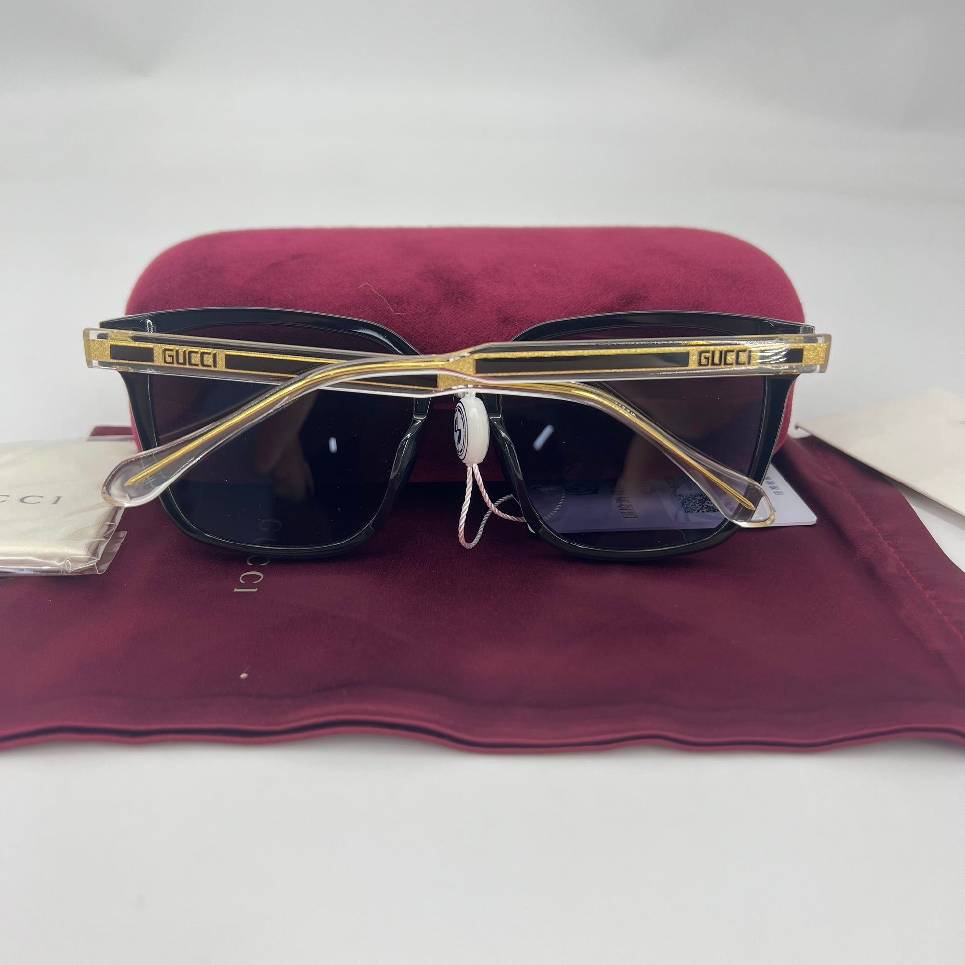 Street Collection Plate Frame Square Sunglasses Unisex -twins