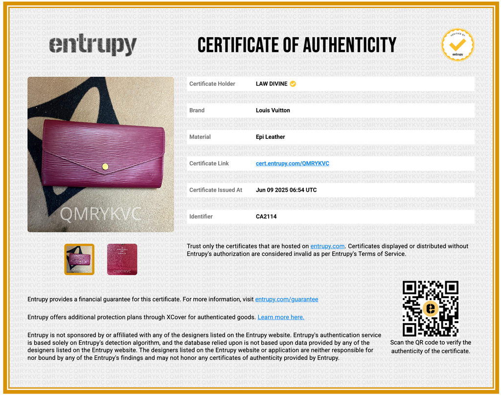 Epi Sarah Wallet NM Fuchsia