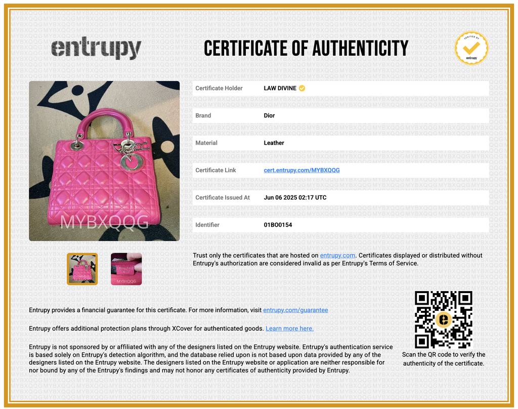 Lady Dior Bag Cannage Quilt Lambskin Medium