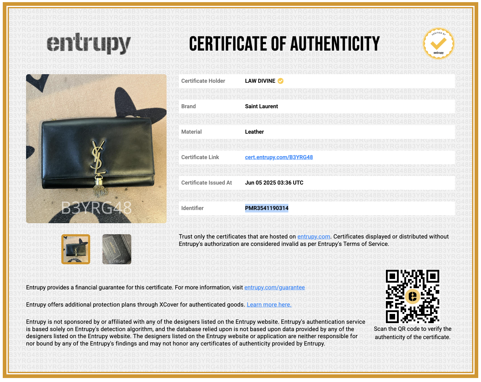 Black Kate tassel bag