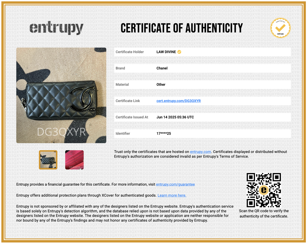 Interlocking CC Logo Continental Wallet