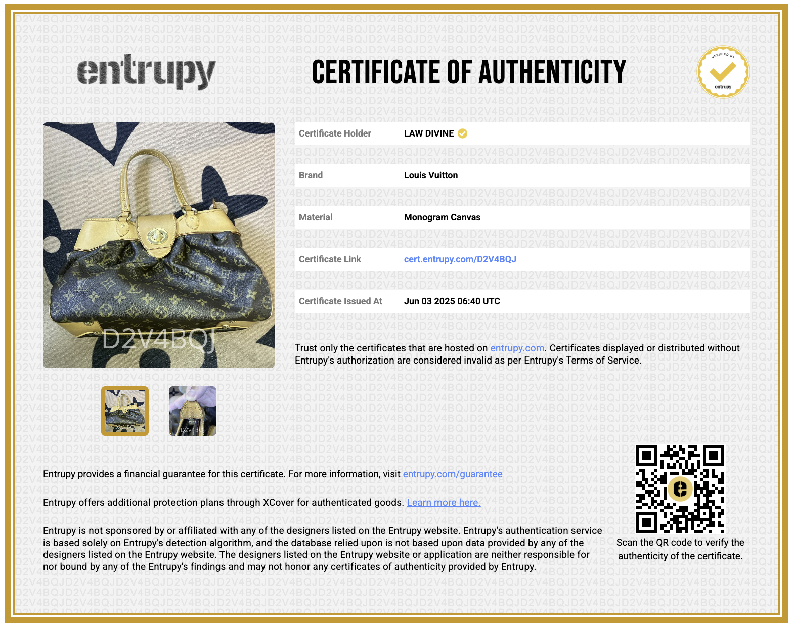 Boetie Handbag Monogram Canvas PM