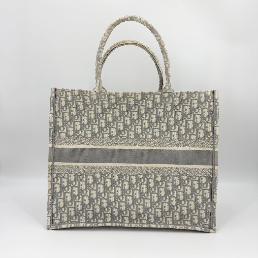 Oblique Large Book Tote Grey NJ