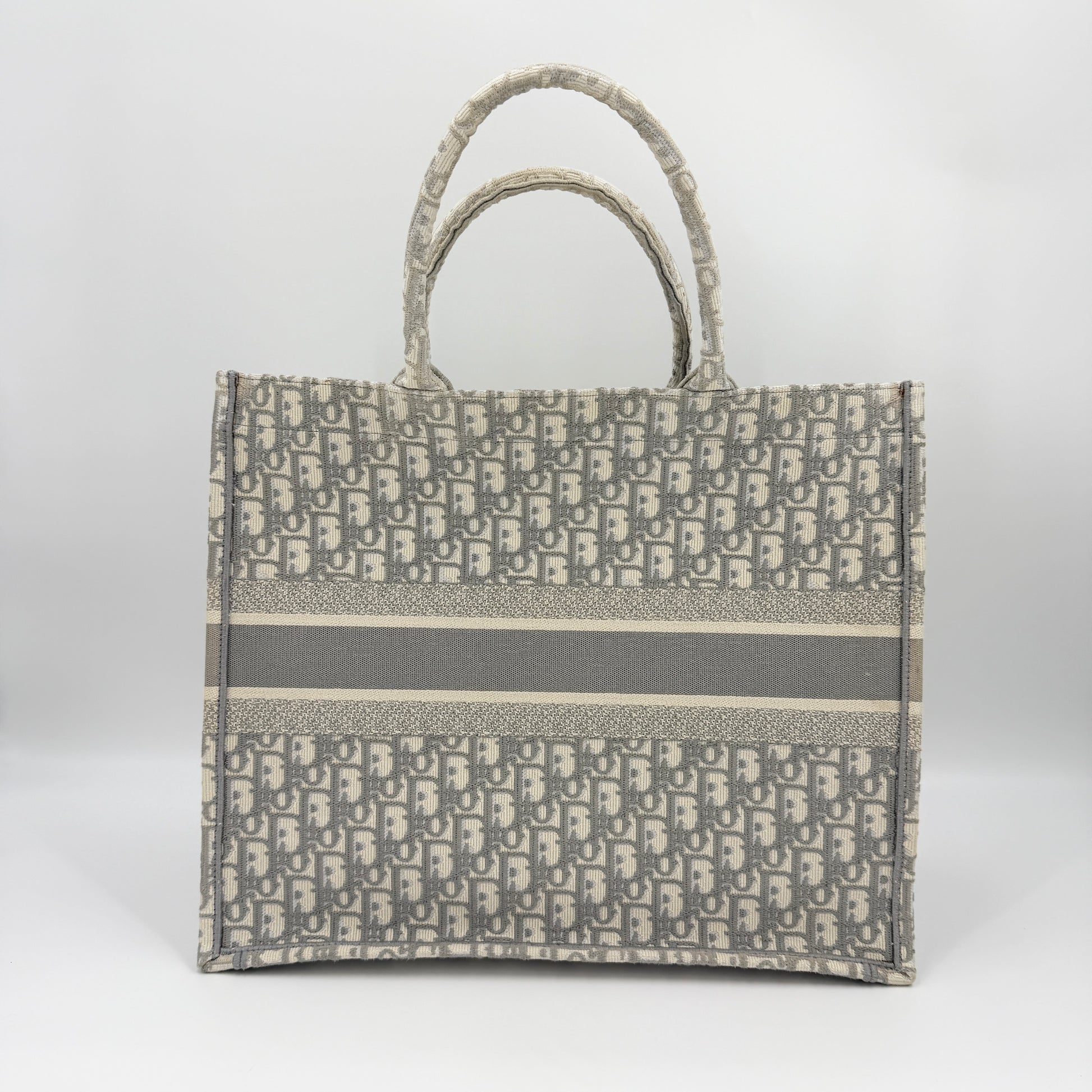 Oblique Large Book Tote Grey NJ