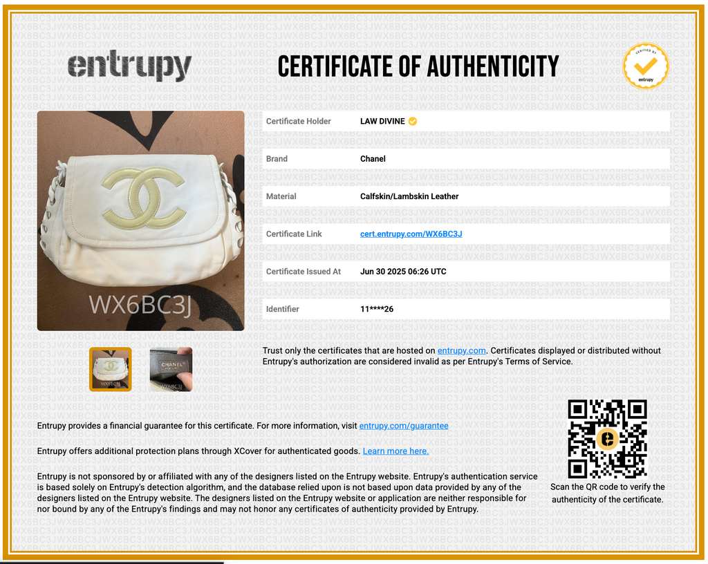 Calfskin Modern Chain Rhodoid Flap