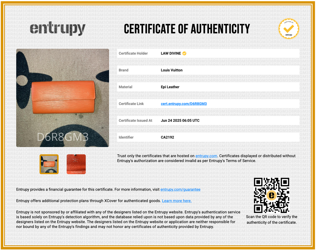 Epi Sarah Wallet Mandarin