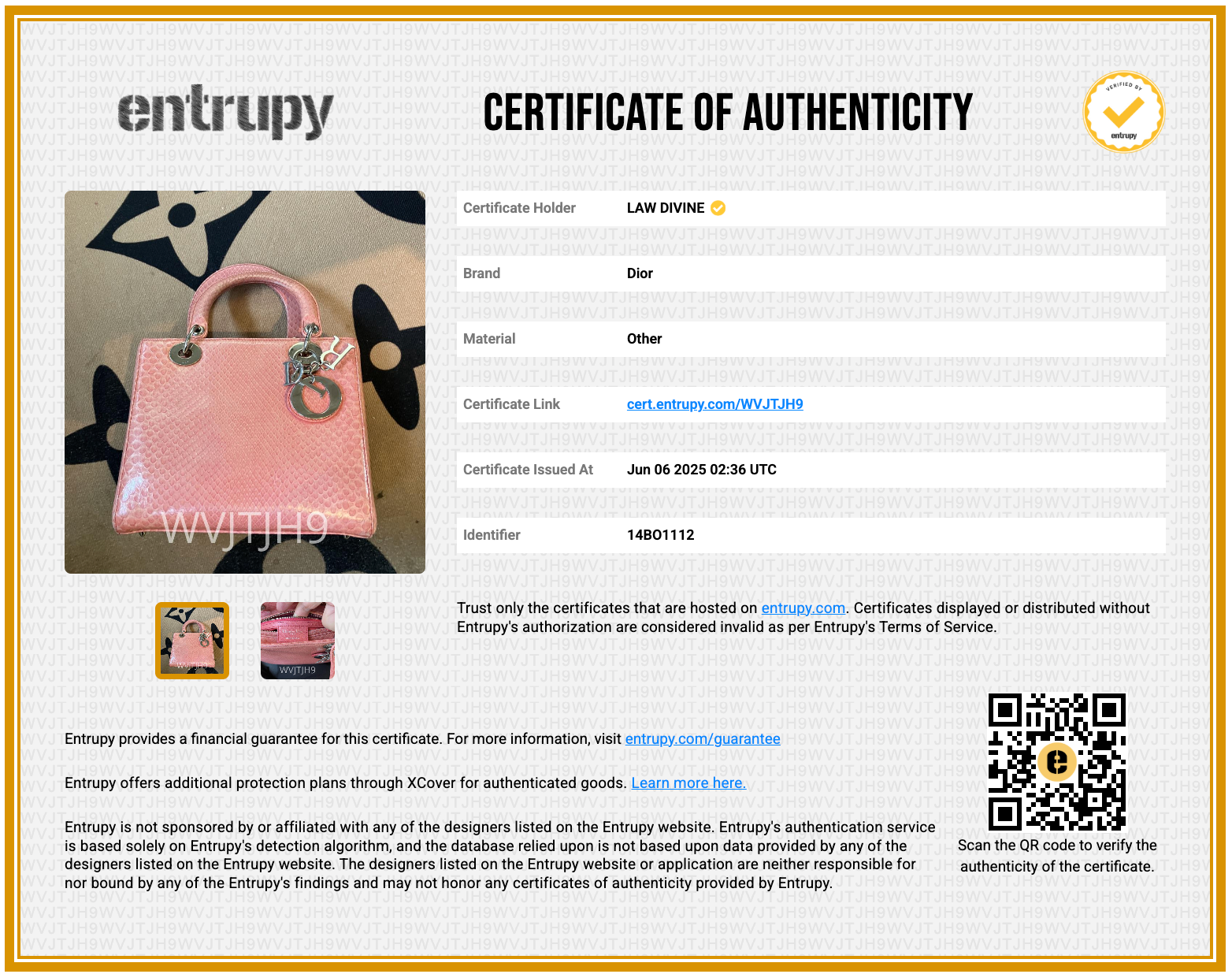 Pink Snakeskin Leather Medium Lady Dior Tote