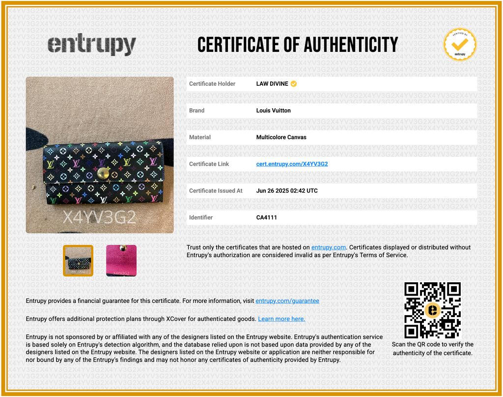 Monogram Multicolor Sarah Wallet