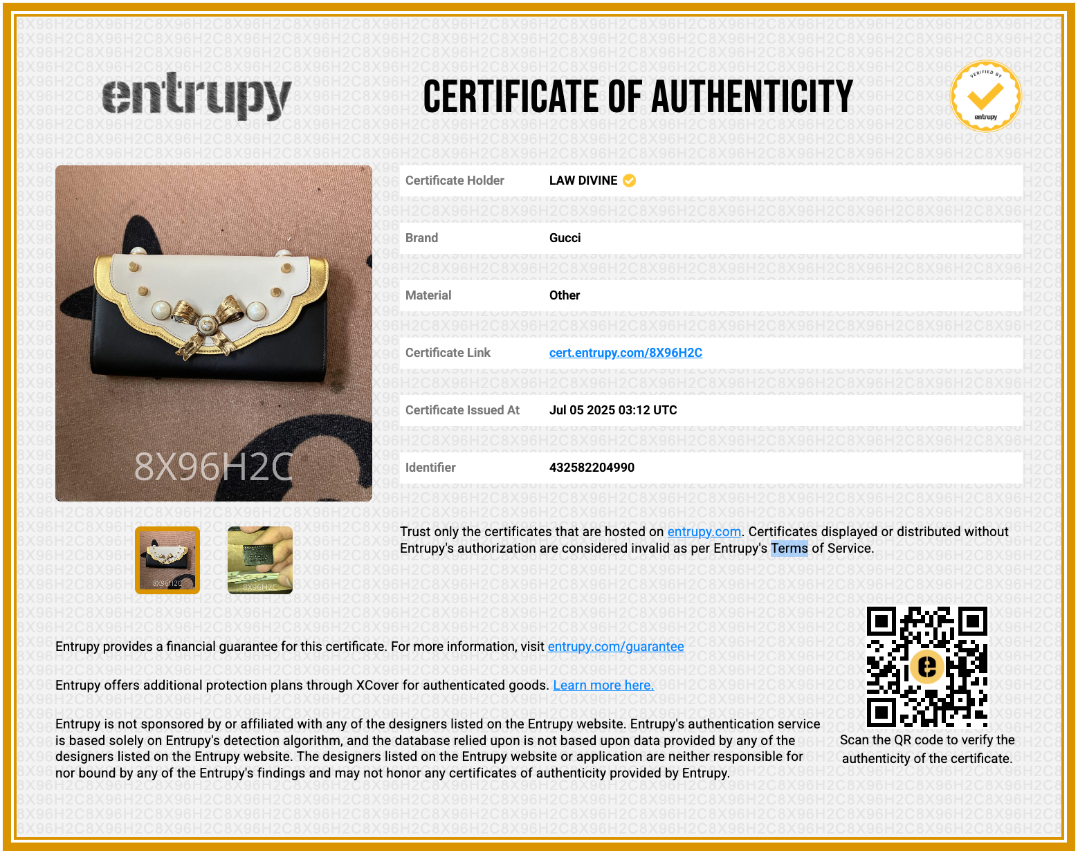 Calfskin Peony Pearl Bow Clutch Bag