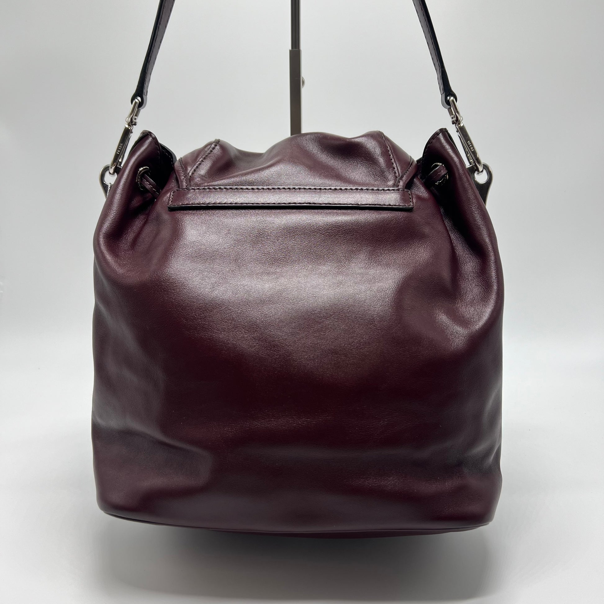 Double Front Pocket Backpack Soft Calf Small