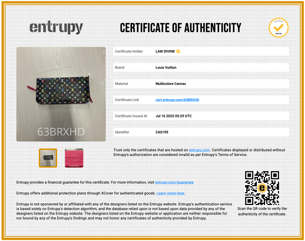 Takashi Murakami Monogram Multicolour Wallet