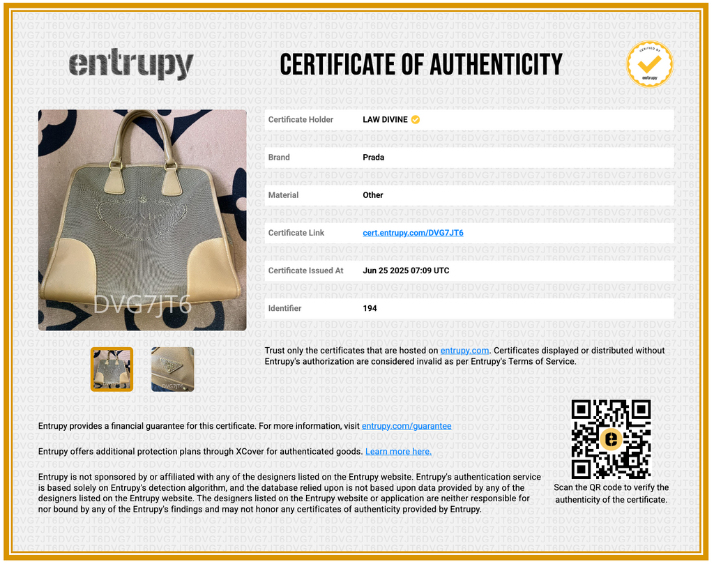 Canapa Embroidered Logo Tote Bag Large Khaki Canvas