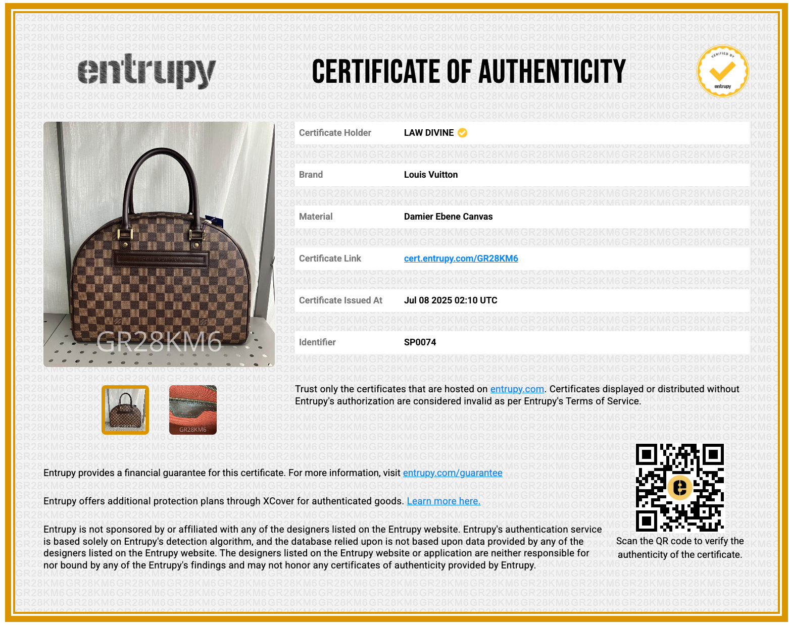 Damier Ebene Nolita Satchel