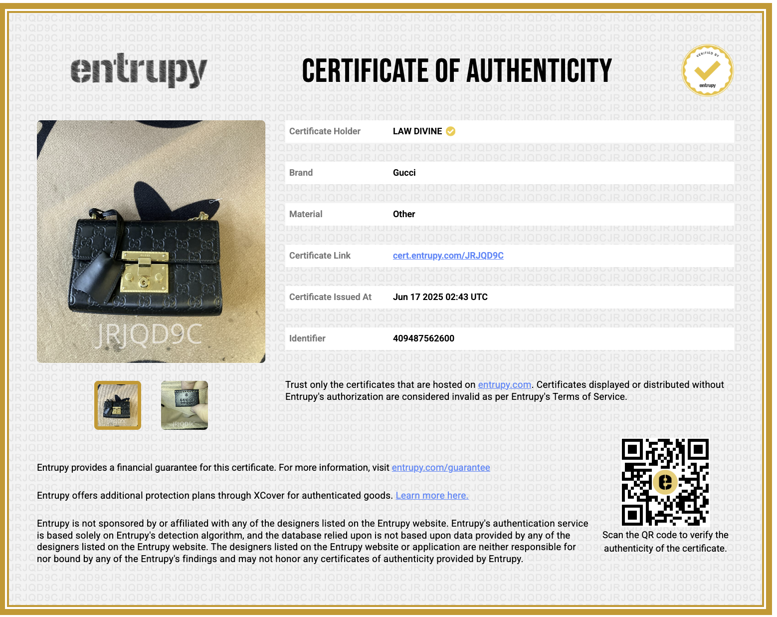Black Guccissima Padlock Crossbody Bag