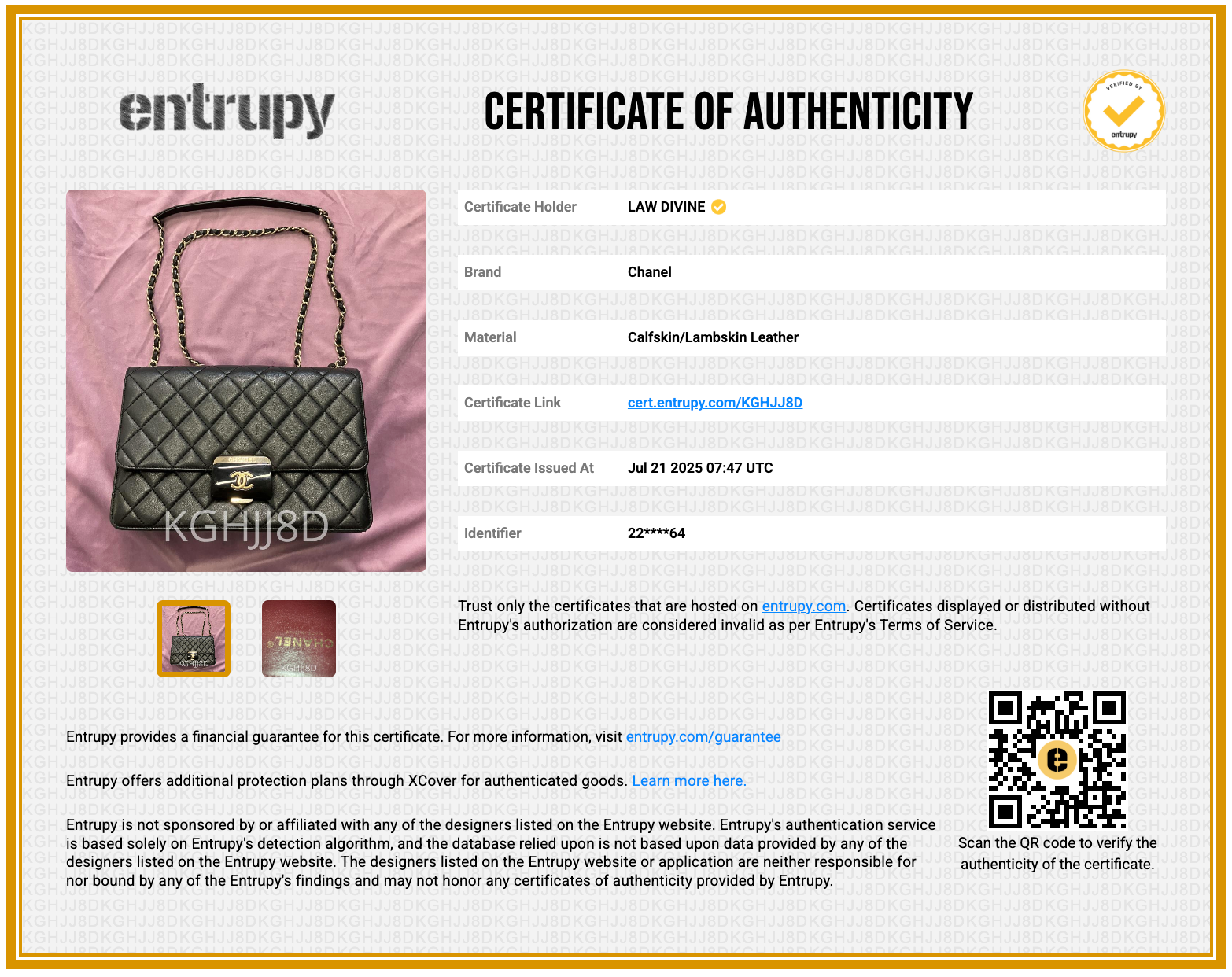 Chanel Quilted Plate Lock Flap Bag