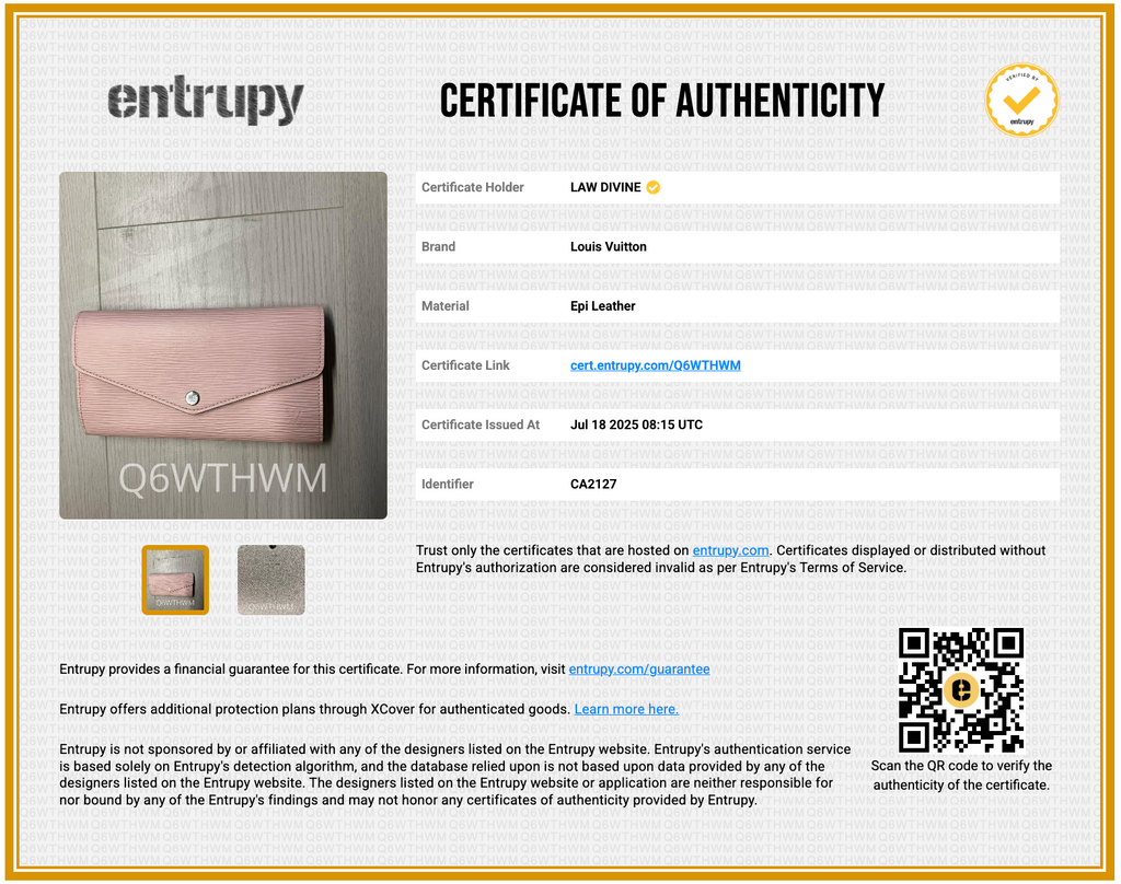 Portefeuille Long Epi Sarah Rose