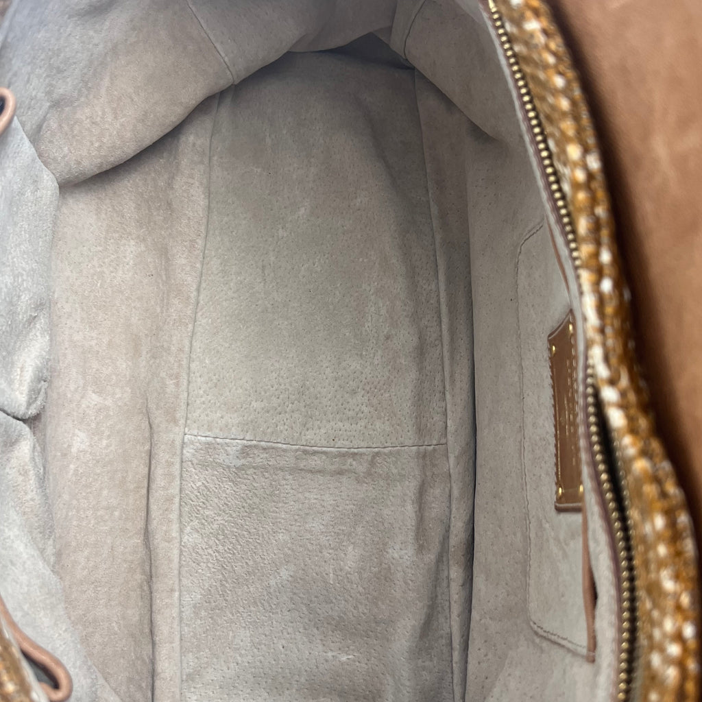 Tweed Chain Shoulder Bag twins