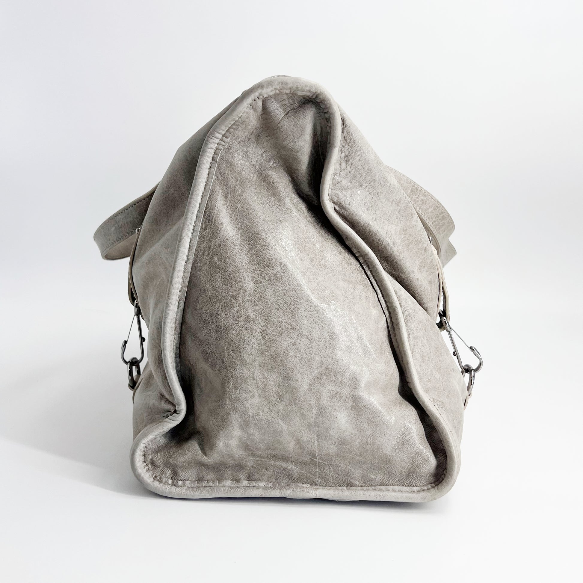 Vintage Chevre Perforated Hook Tote twins