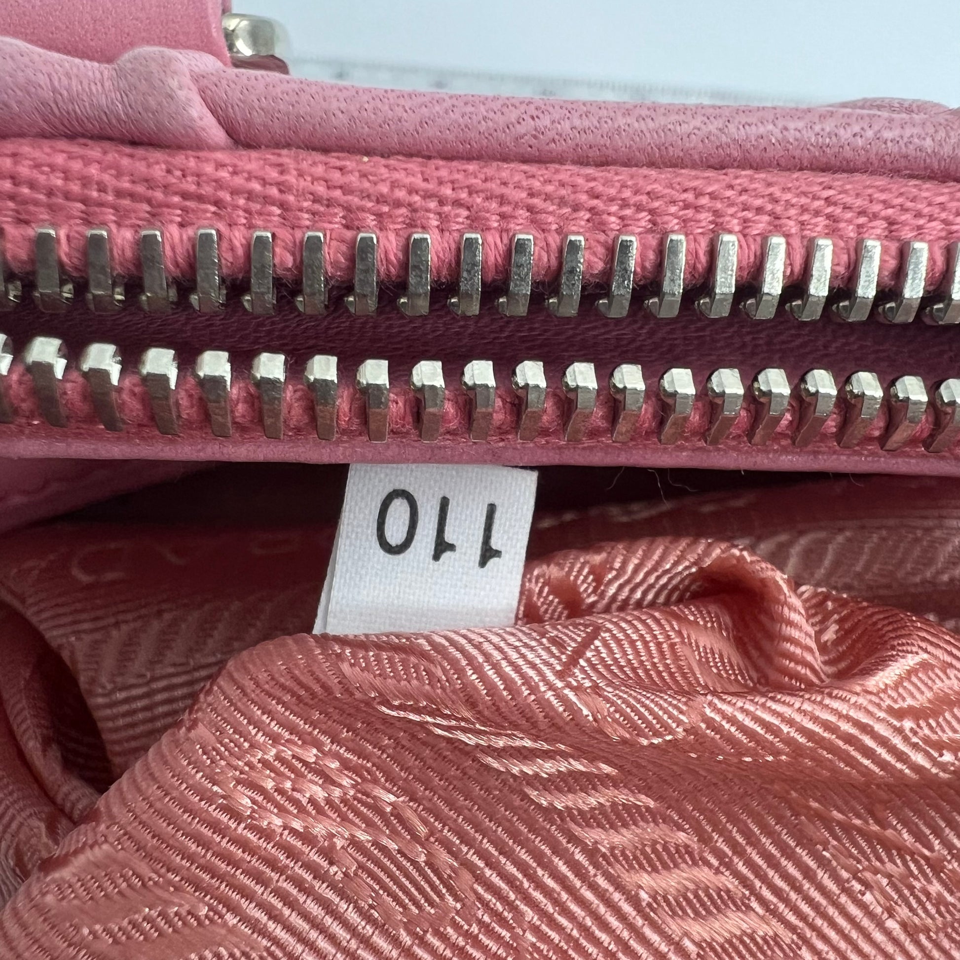 Pink Nappa Gaufre Leather Tote Bag Twins