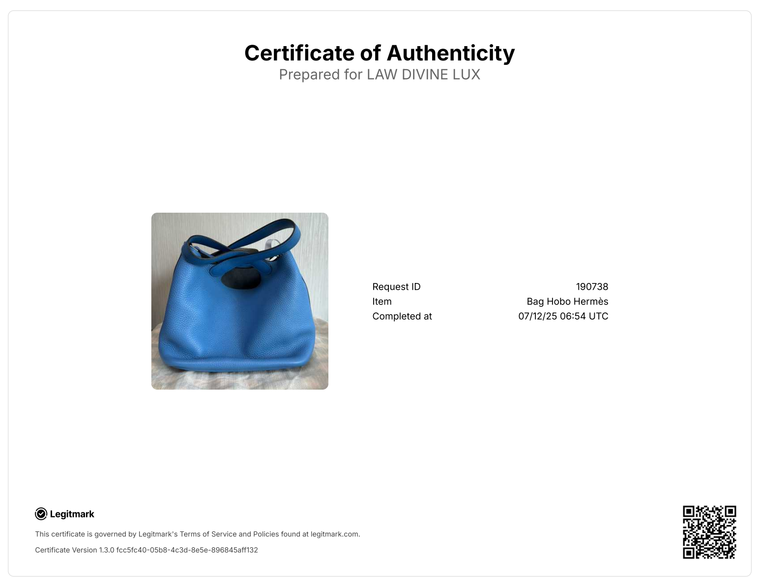 Picotin 22 Togo Leather Palladium Hardware 2T Blue Paradise