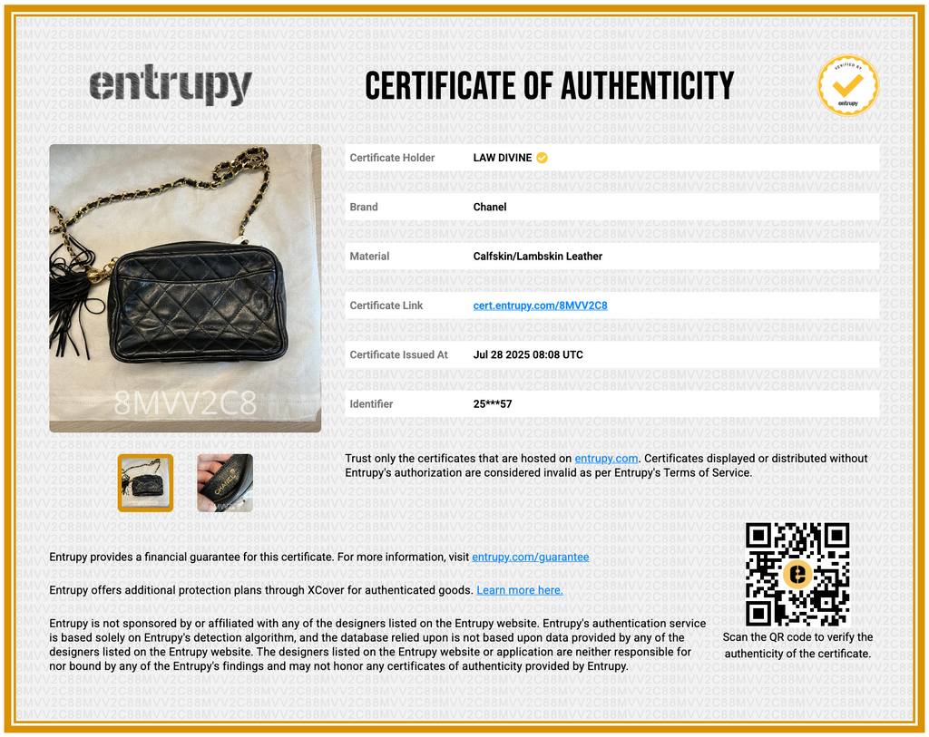 1992 CC diamond-quilted shoulder bag