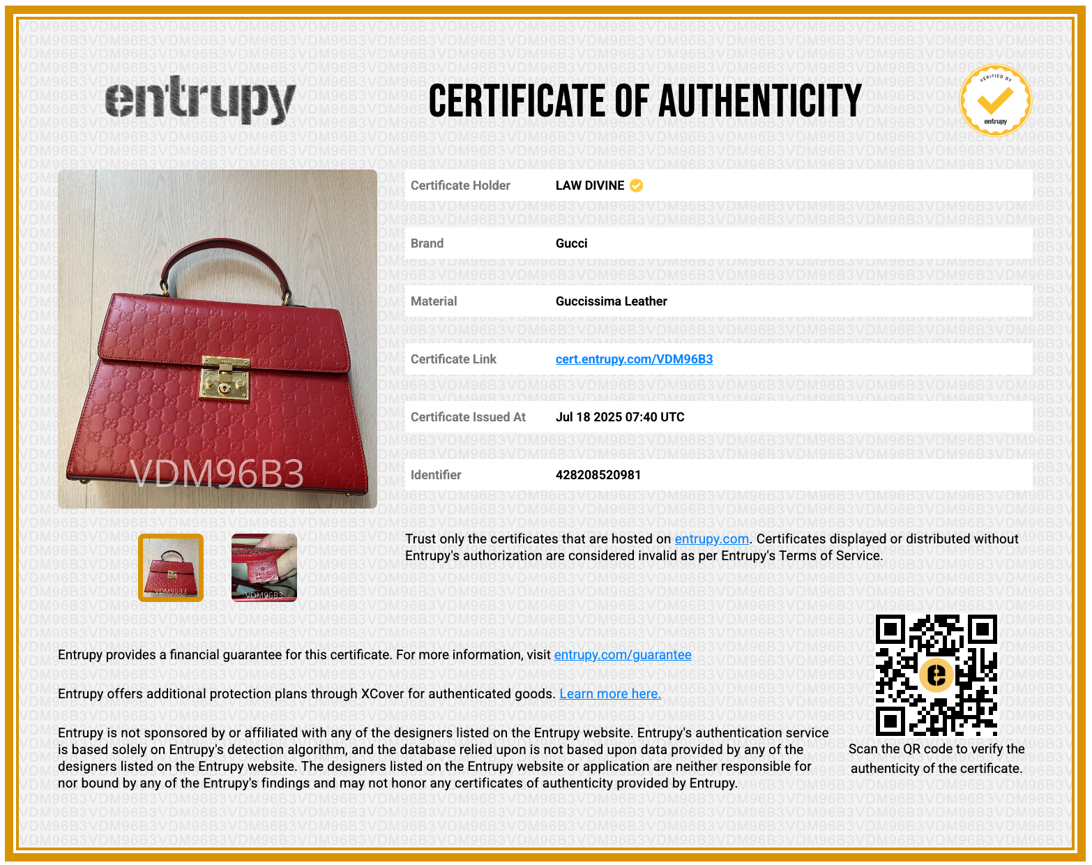 Guccissima Signature Medium Padlock Top Handle Bag
