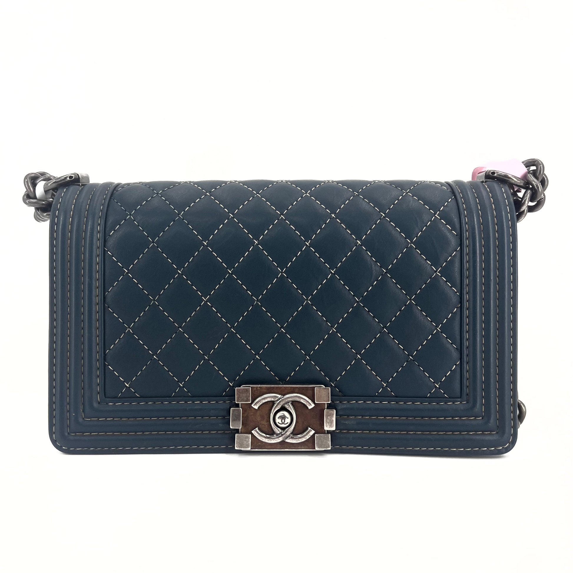 Perforated Medium Boy Bag twins