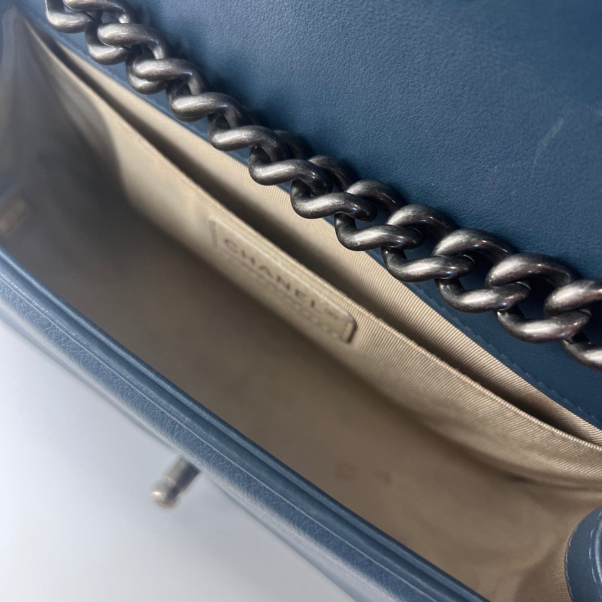 Perforated Medium Boy Bag twins