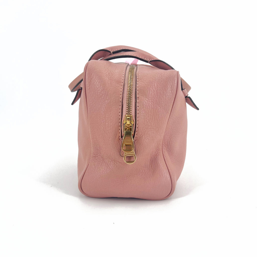 Amazona Leather Top Handle Bag twins