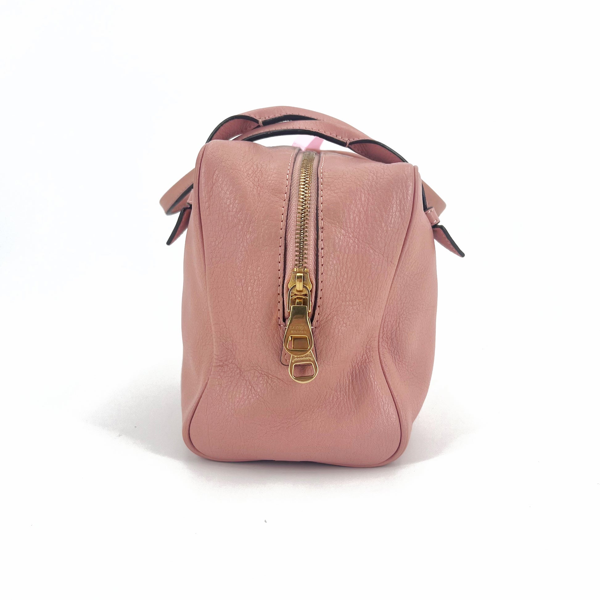 Amazona Leather Top Handle Bag twins