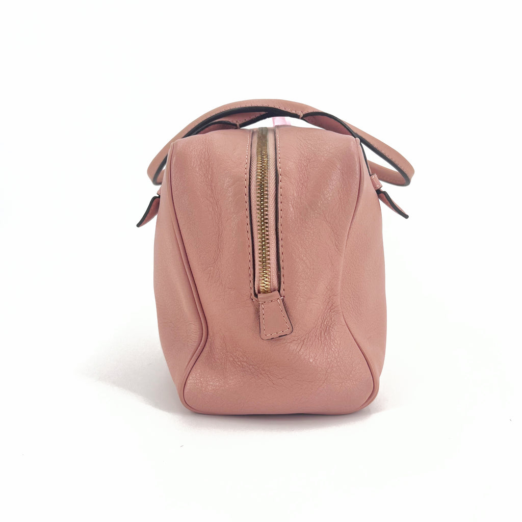 Amazona Leather Top Handle Bag twins