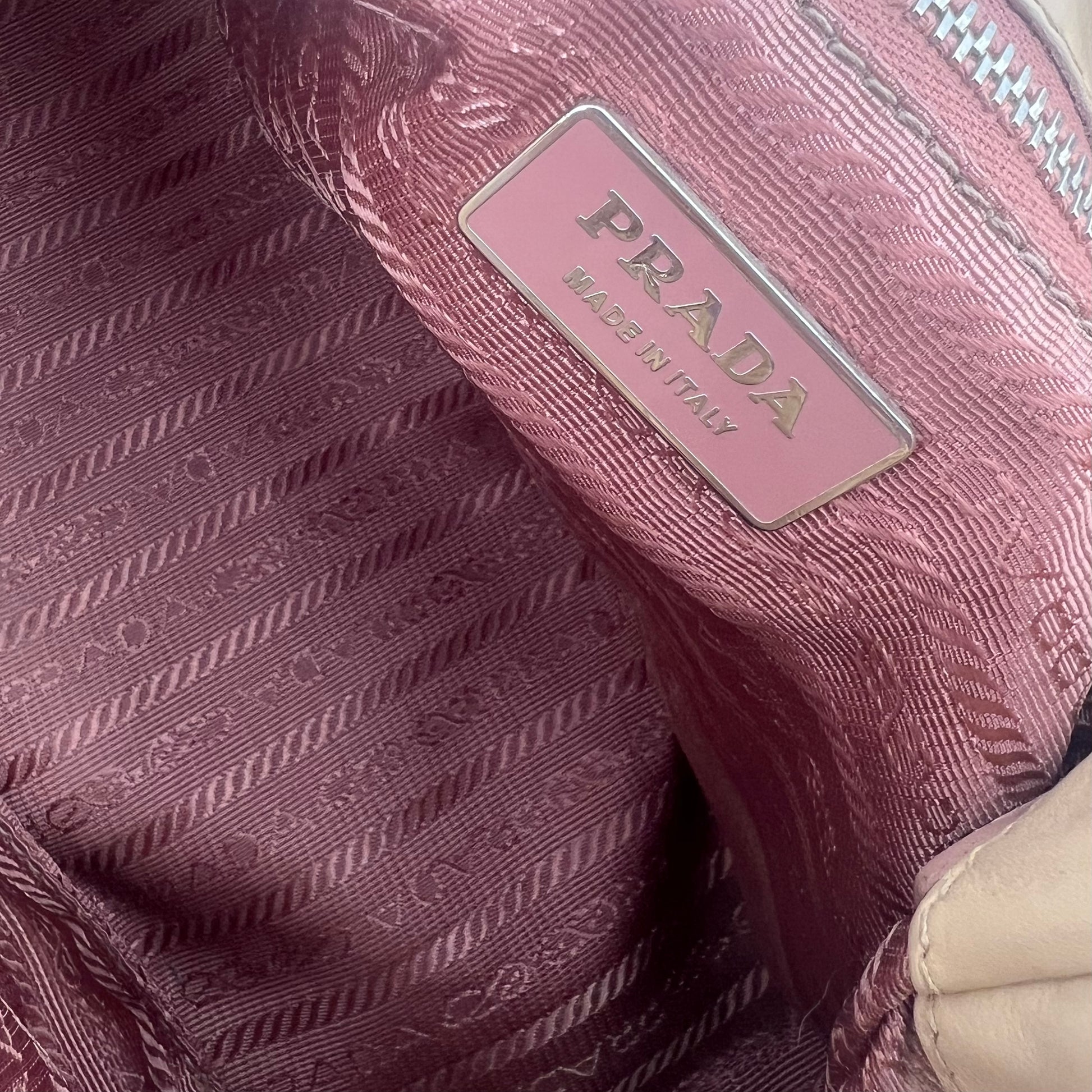 Soft Calf Pocket Shoulder Bag Cipria Talco twins
