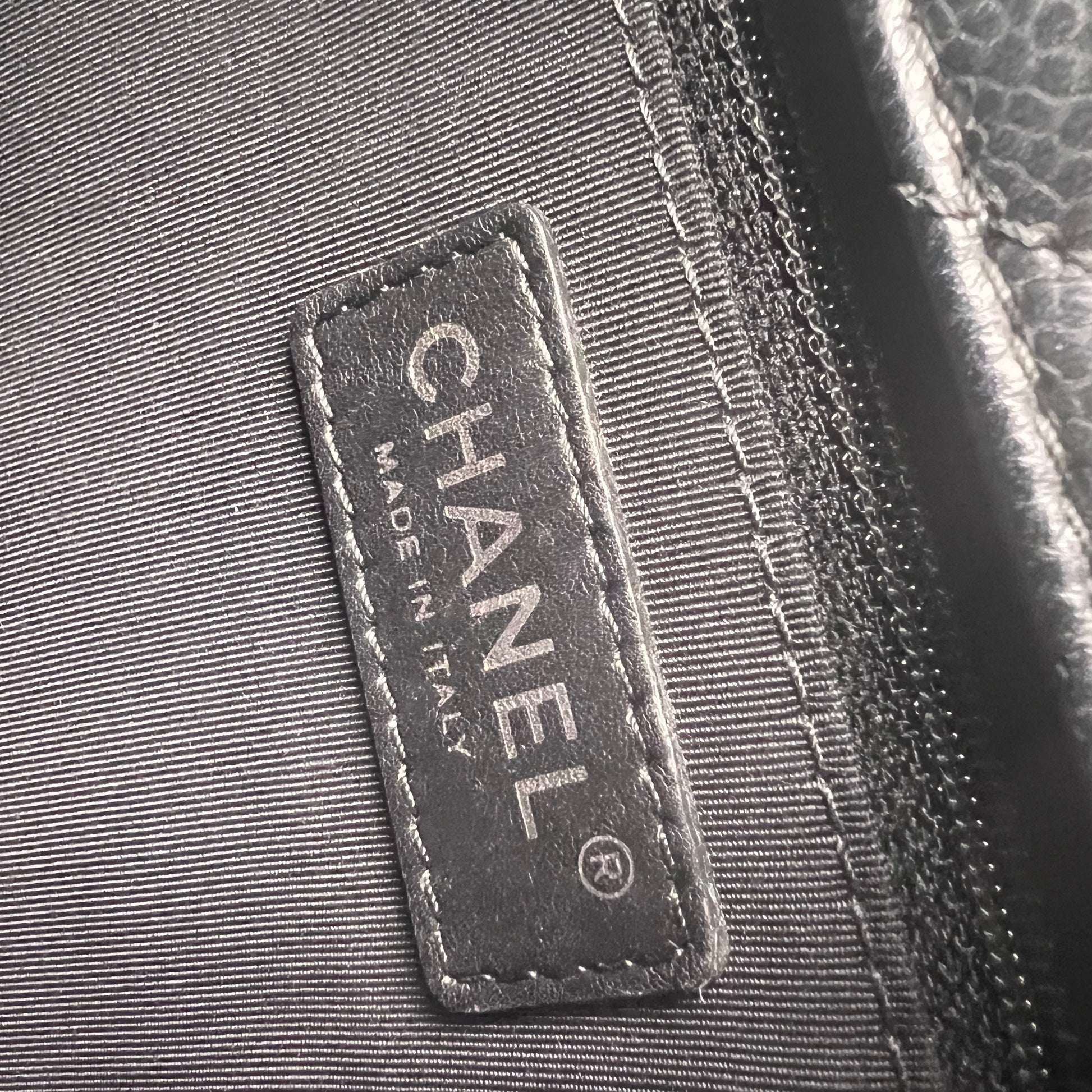 Chanel City Shopping Tote Quilted Caviar Large Twins