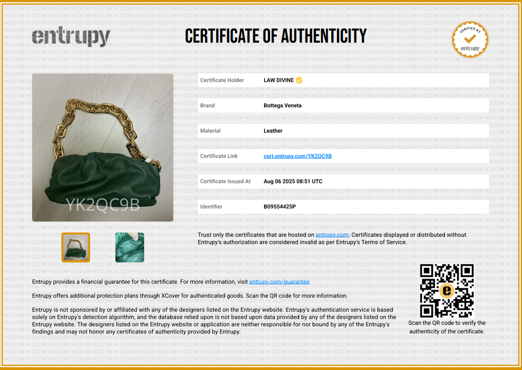 Calfskin The Pouch Chain Raintree