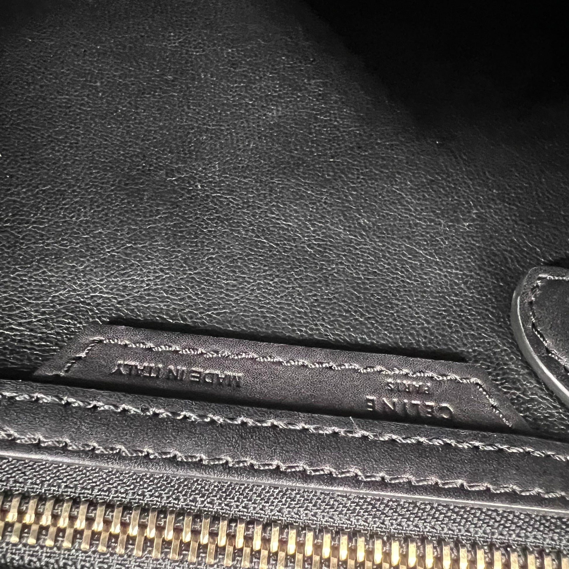 Elephant Calfskin Suede Micro Tri-Color Luggage twins