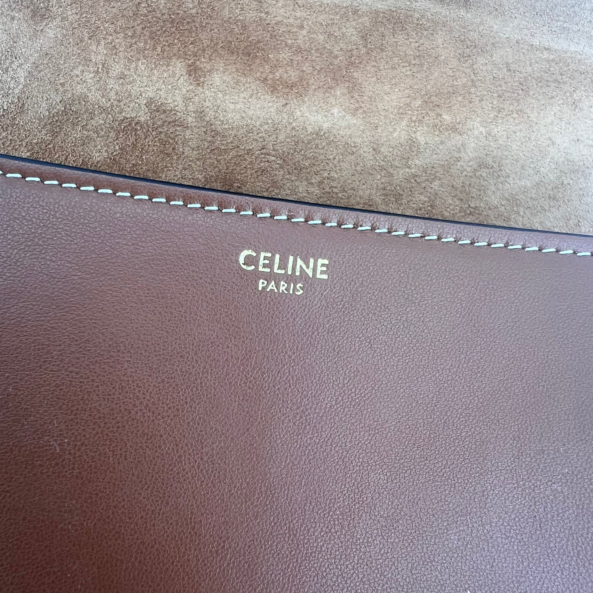 Smooth Calfskin Teen Soft 16 Shoulder Bag Tan twins