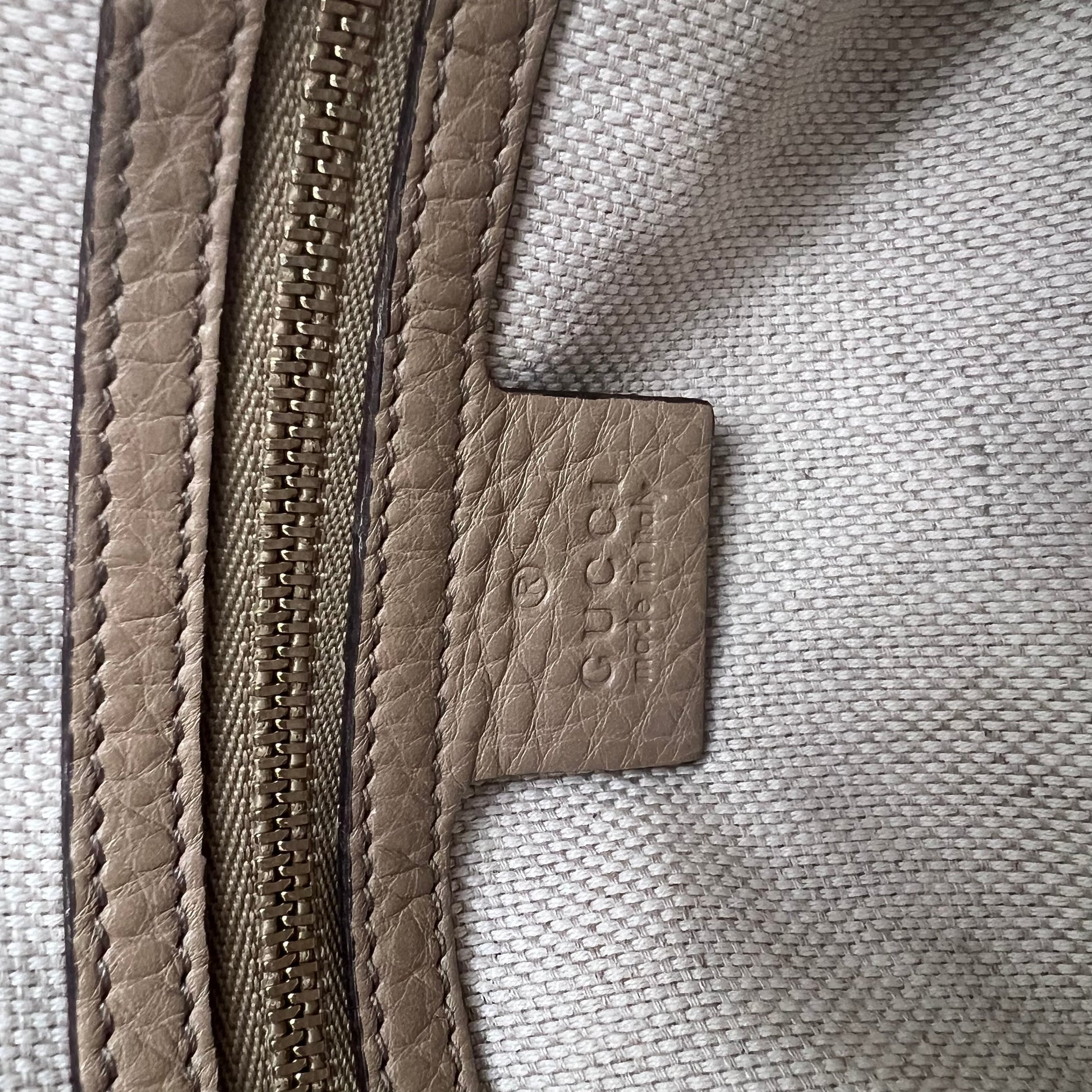 Pebbled Calfskin Small Soho Bowler twins