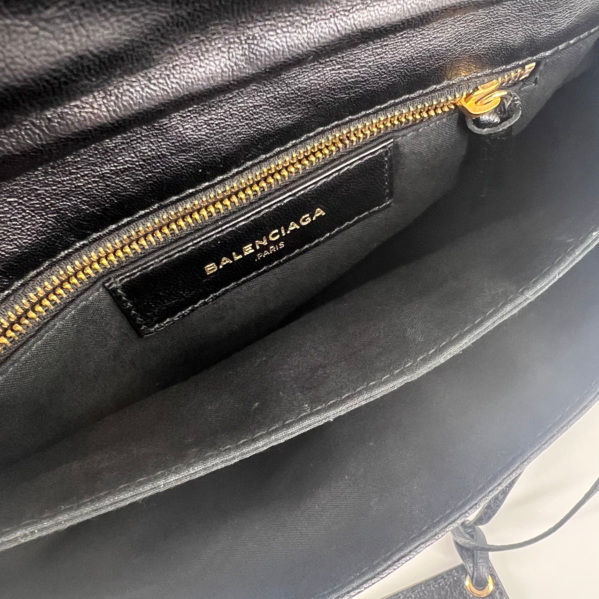 Agneau Motocross Giant Covered Brogues Envelope Clutch Black twins