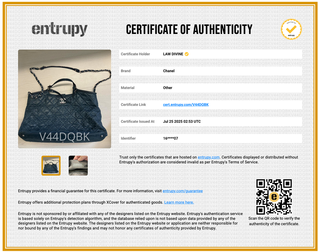 CC Sea Hit Tote Quilted Iridescent Calfskin Large twins for gisel