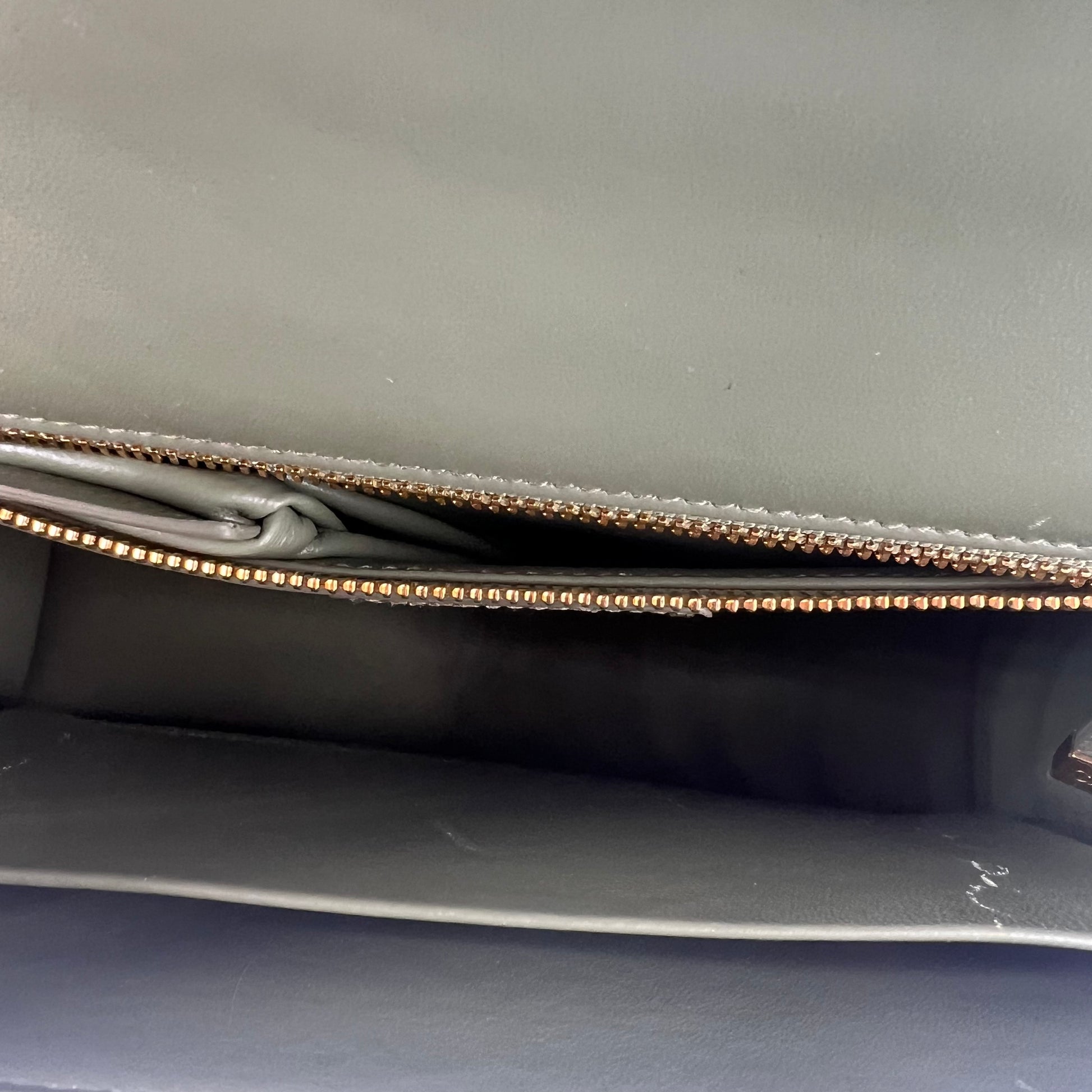 Christian Dior Smooth Calfskin Micro 30 Montaigne Flap Bag Mint Green Twins