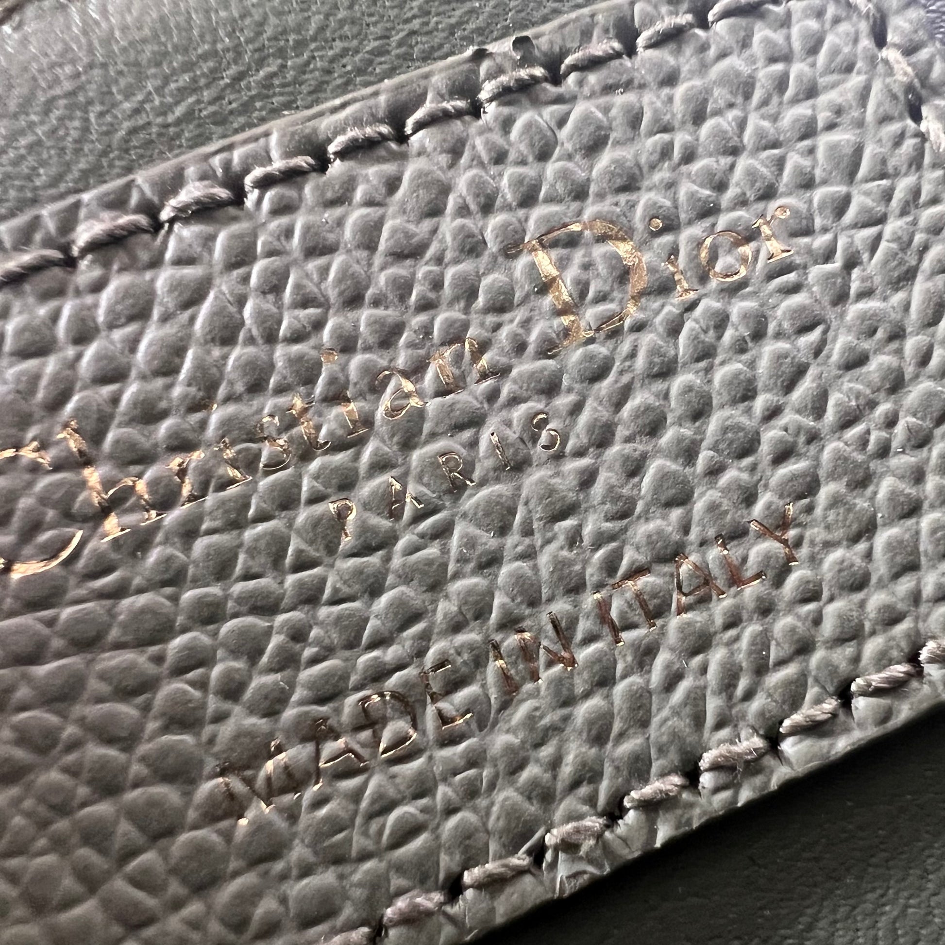 Christian Dior Smooth Calfskin Micro 30 Montaigne Flap Bag Mint Green Twins
