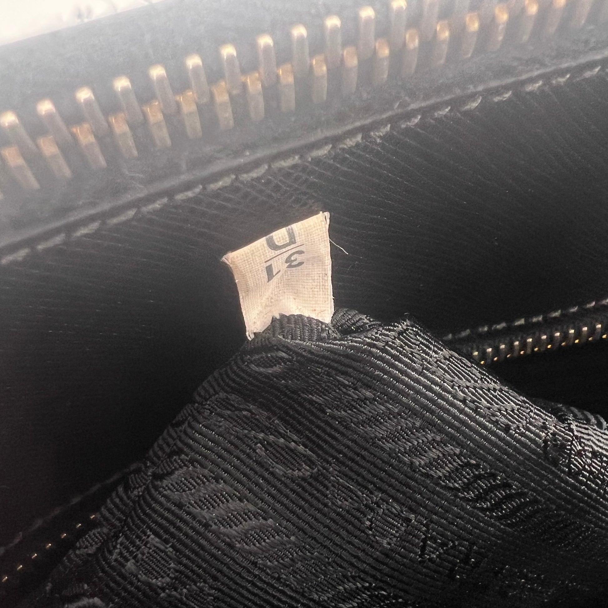 Saffiano Lux Extra Large Tote Black twins