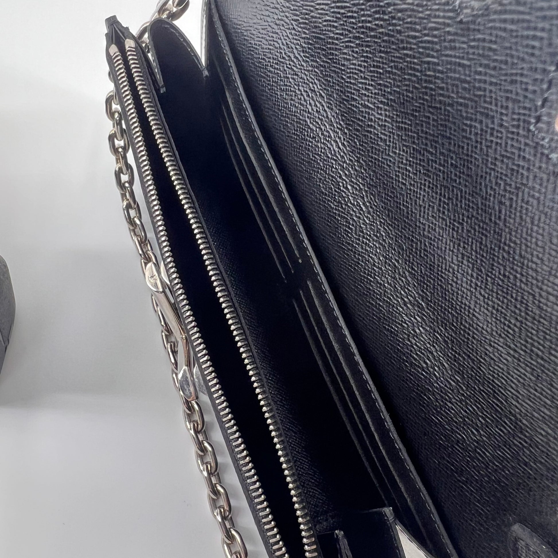 Louis Vuitton Epi Leather Twist Wallet on Chain twins