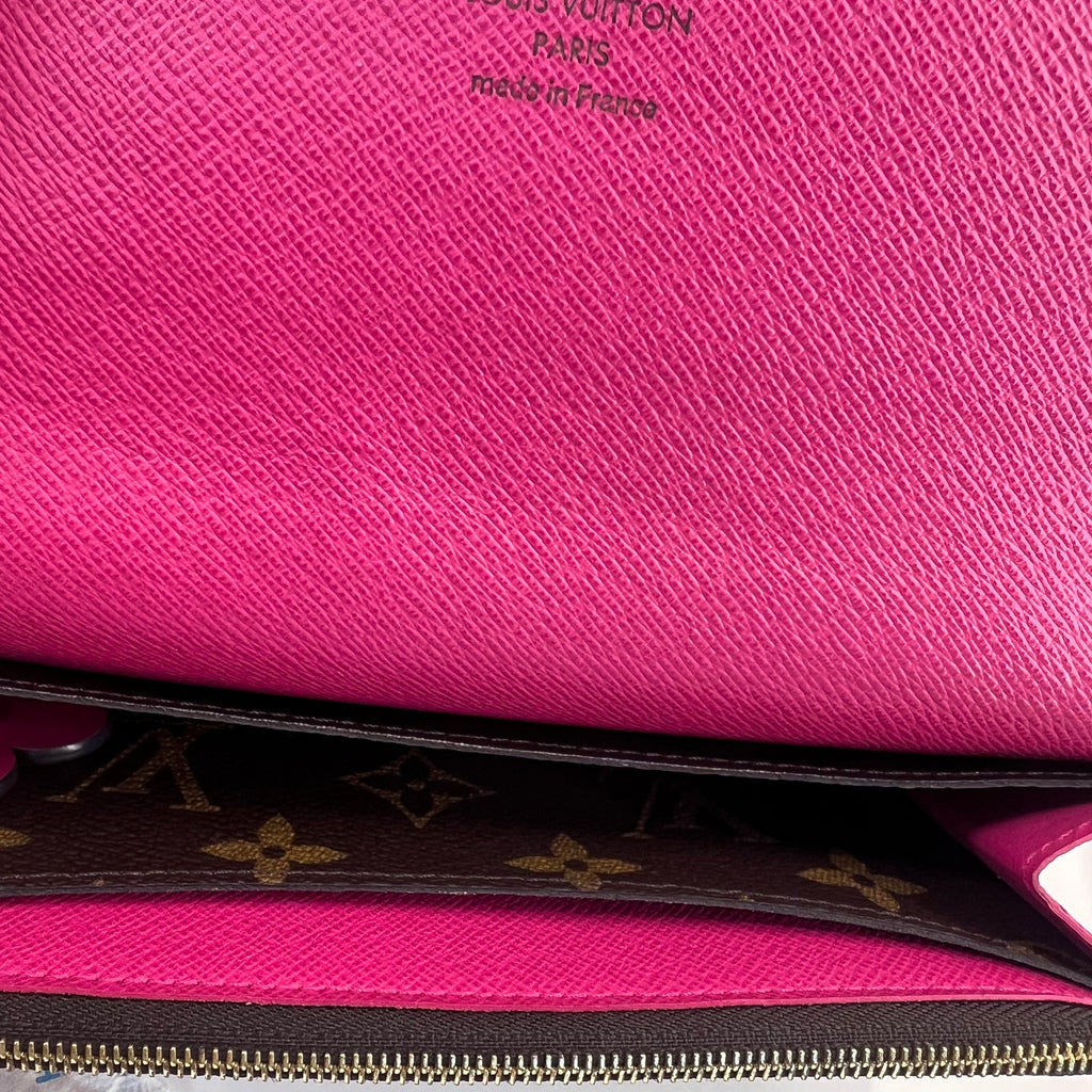 Louis Vuitton Monogram Bloom Flower Emilie Wallet twins