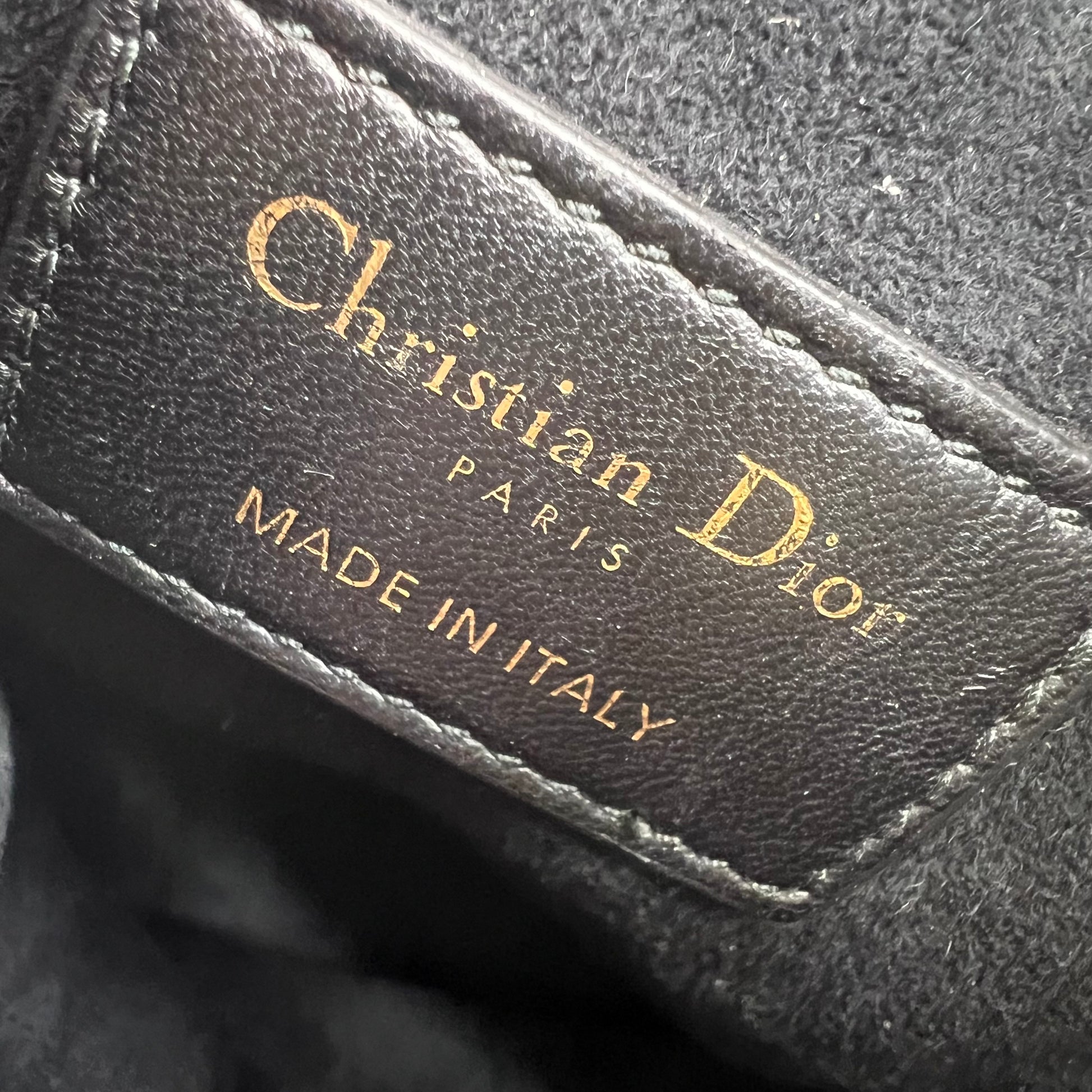 Dior Cannage Drawstring Bucket Bag twins