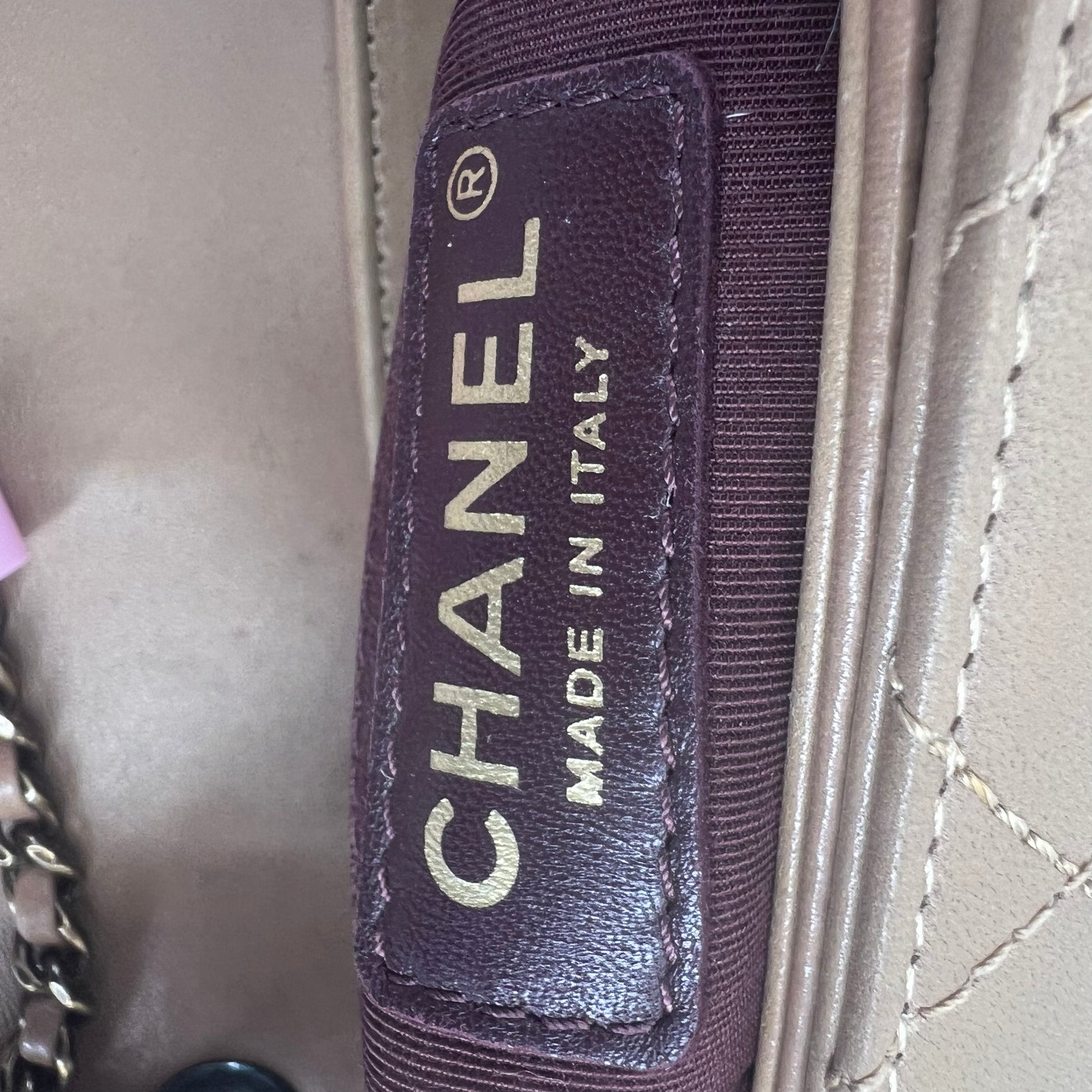 Chanel Around The Corner Flap Bag Quilted Lambskin Medium twins