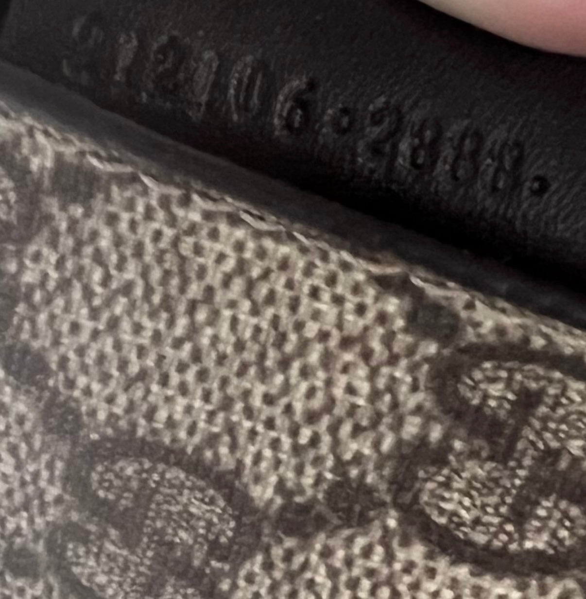 GG Supreme Monogram GG Pierce French Flap Wallet twins