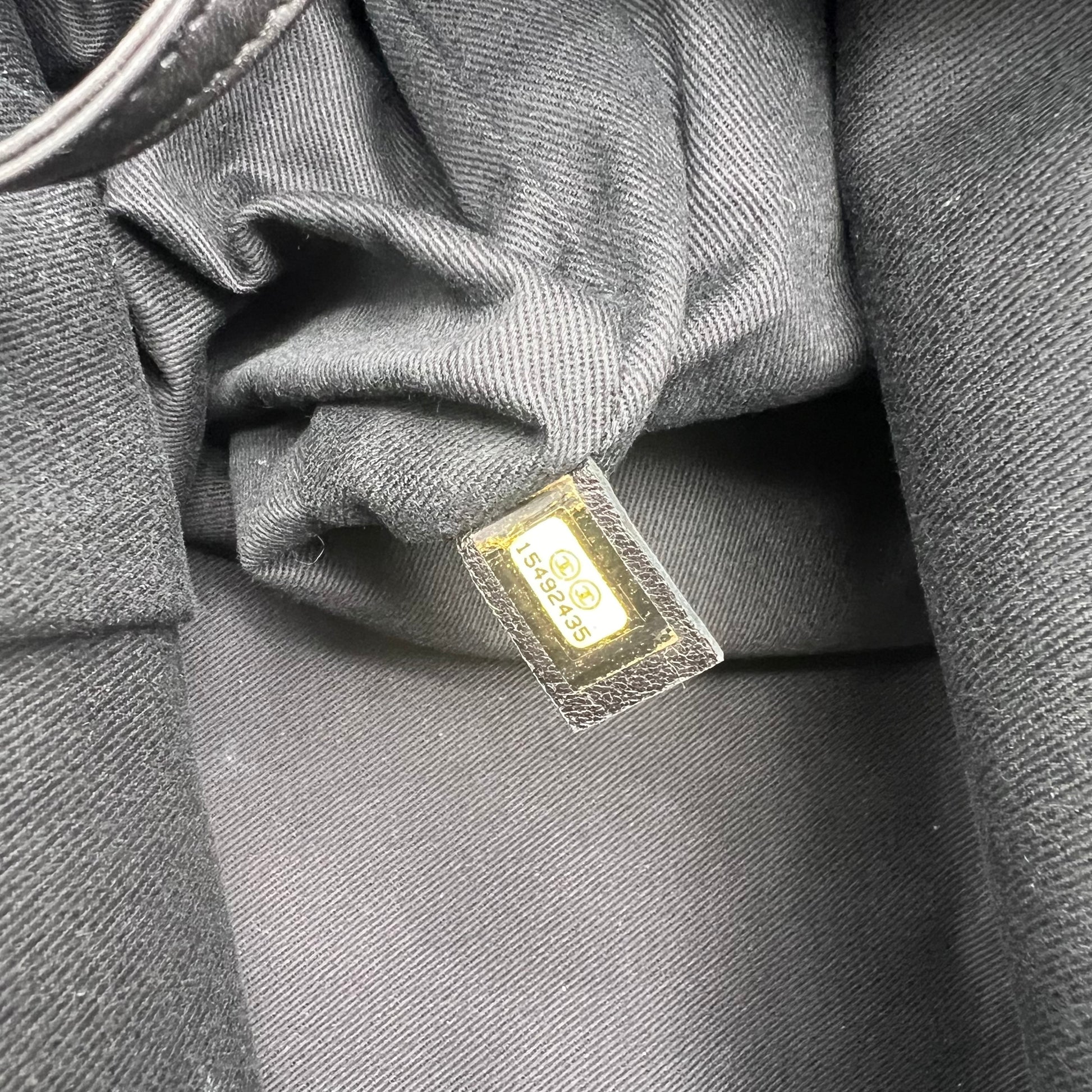 Iridescent Calfskin Quilted In The Mix Shopping Tote twins