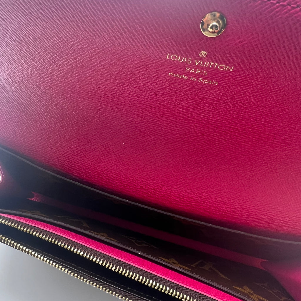 Monogram Bloom Flower Emilie Wallet twins