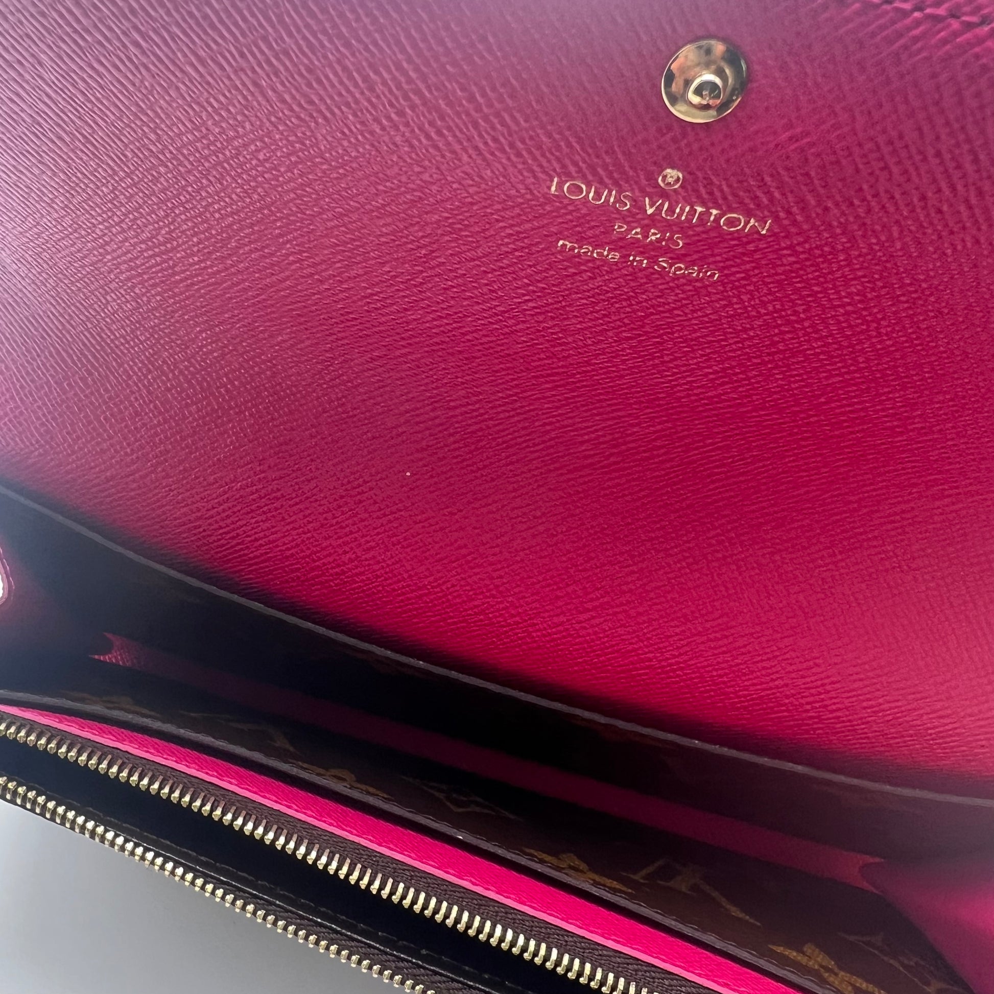 Monogram Bloom Flower Emilie Wallet twins
